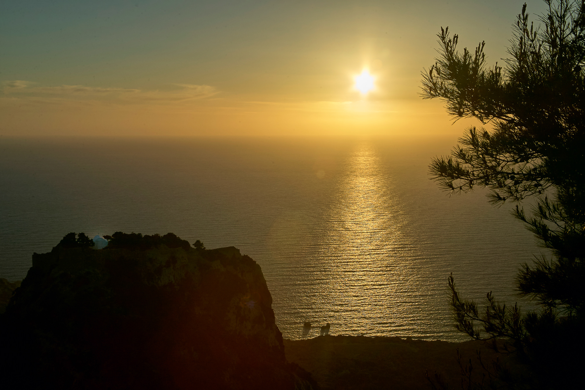 evening atmosphere at Kritinia Castle